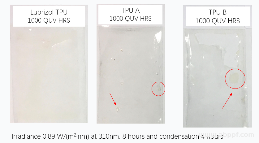【实验】凯阳SMM301基材VS其他基材，在耐黄变与水解方面测试对比