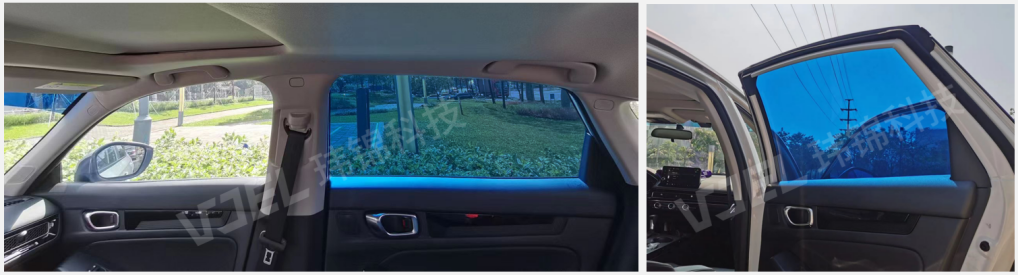 SECF固态记忆型电致变色薄膜在汽车调光玻璃上的应用